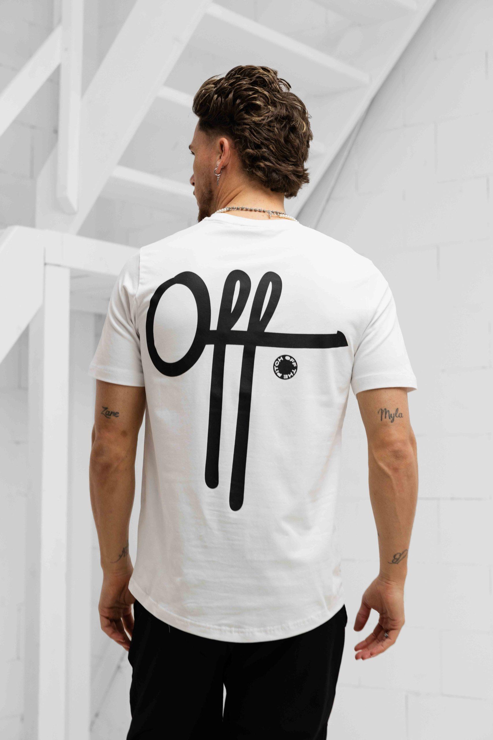Off The Pitch Fullstop Slim Fit Tee Otp251024 Print T-shirts 100 White