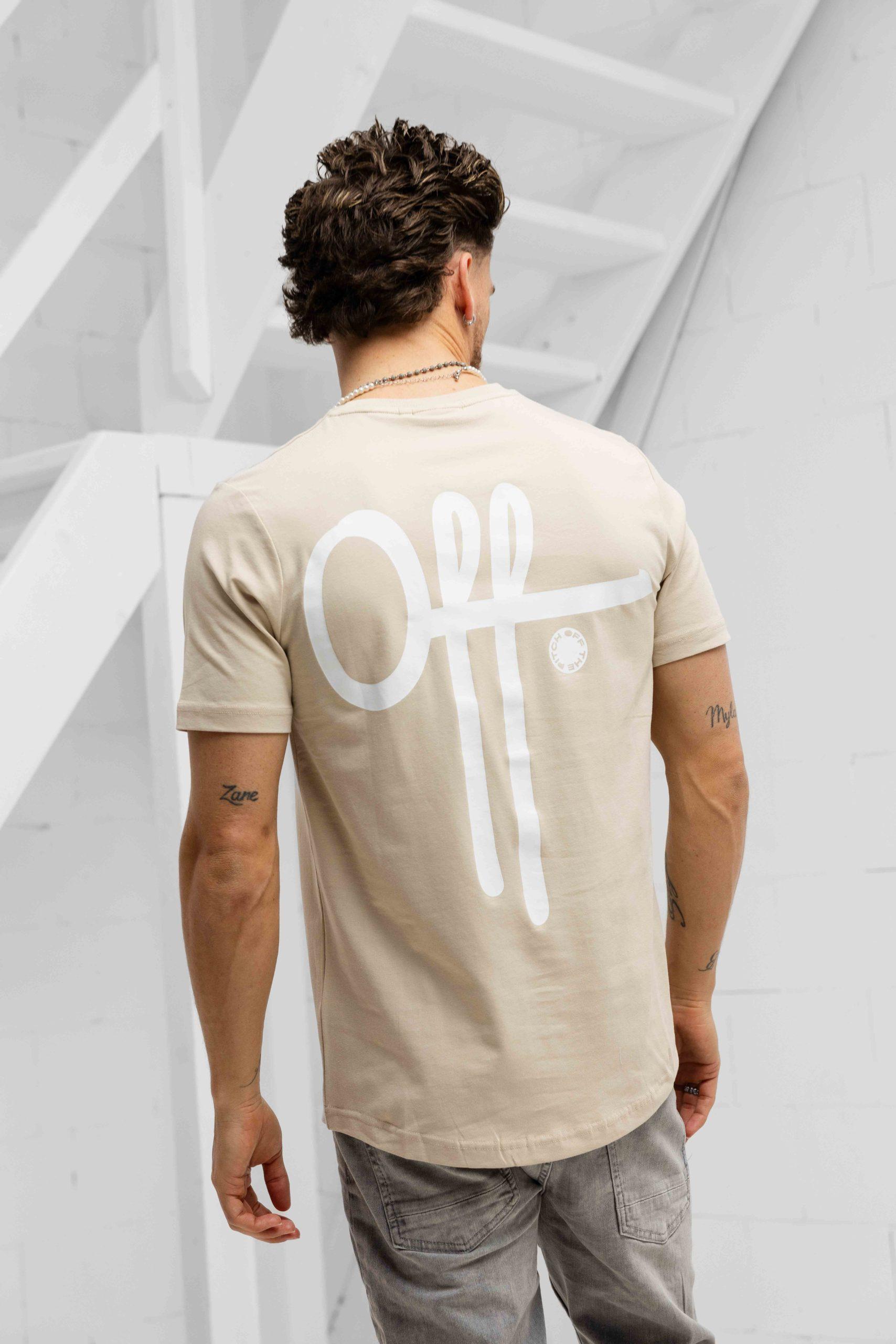 Off The Pitch Fullstop Slim Fit Tee Otp251024 Print T-shirts 103 Sand