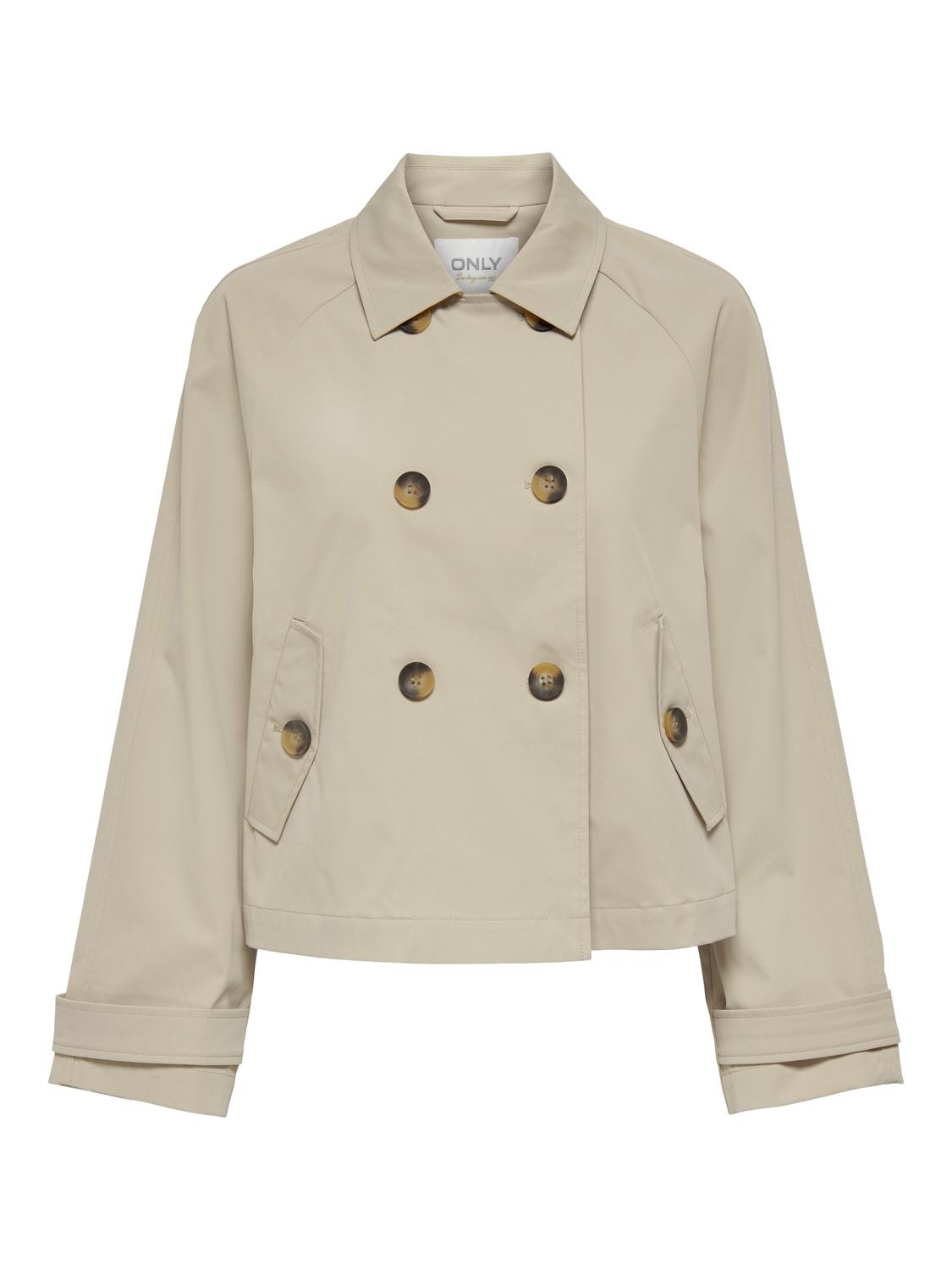 Only Onlapril Life Short Trenchcoat Otw Noos Zomerjassen Oxford Tan