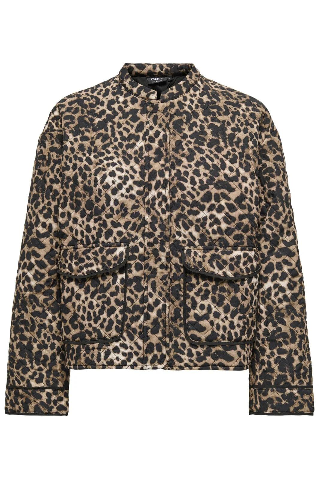 Only Onlhallie Quilted Jacket Otw Noos Jackets Sandshell Leo