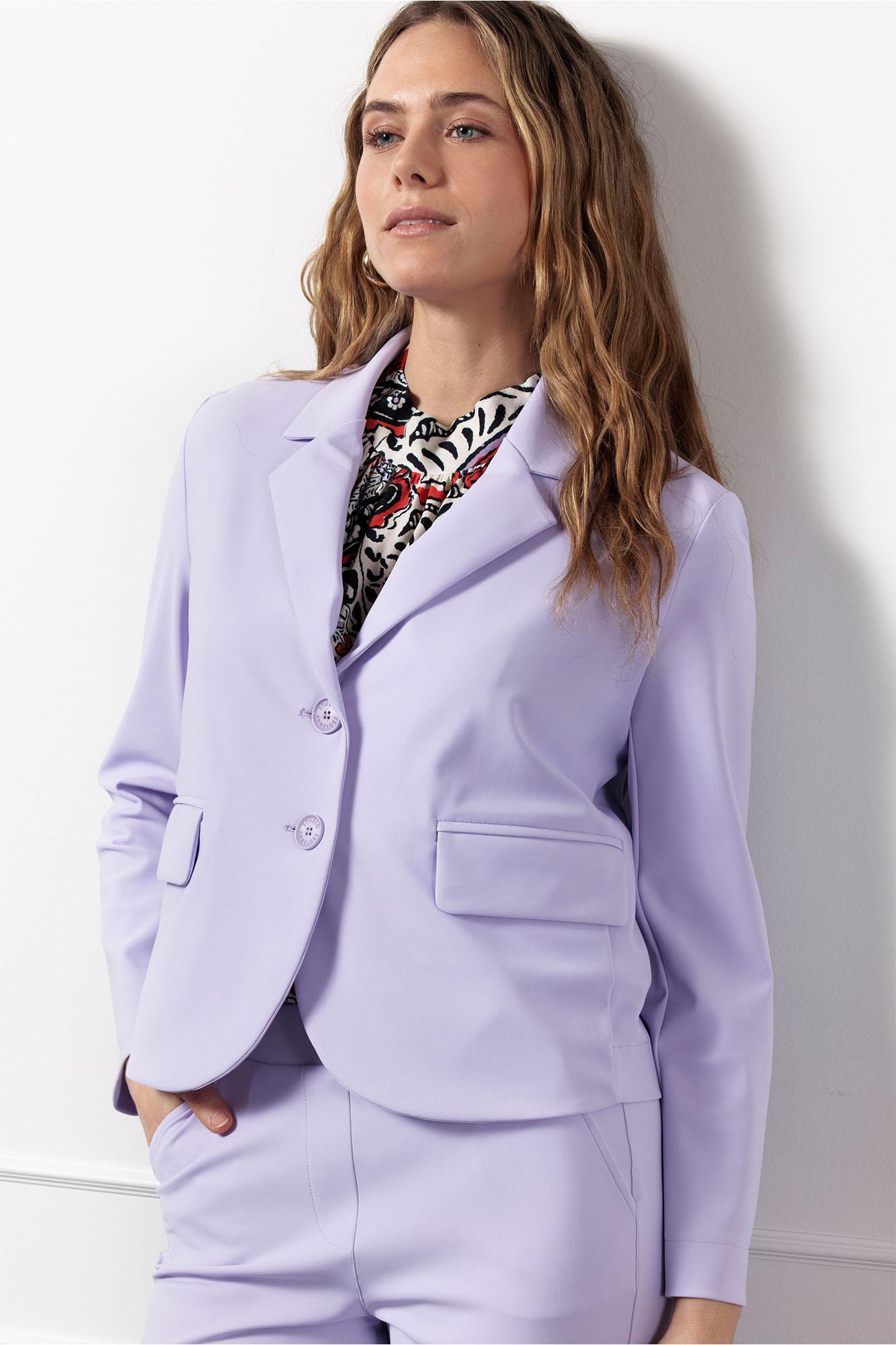 Studio Anneloes Meike Bonded Blazer 12674 Blazers 4800 Light Lila