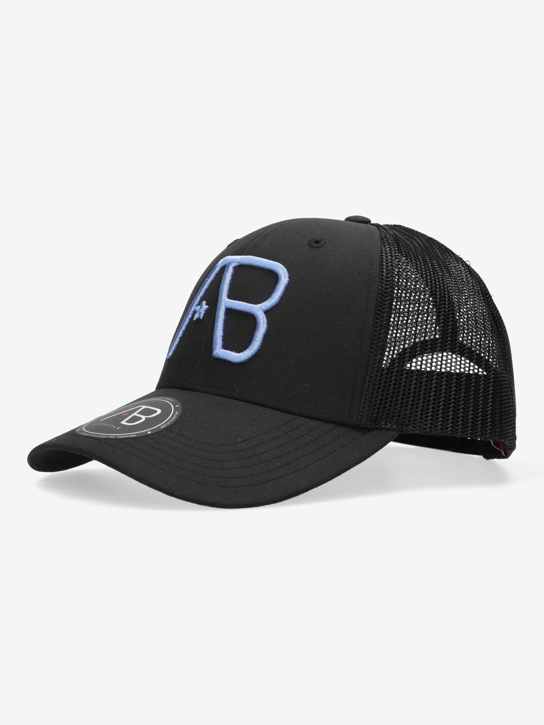 Ab Lifestyle Retro Trucker Cap Ab.ss25truckercap Caps Jet Black / Cornflower Blue
