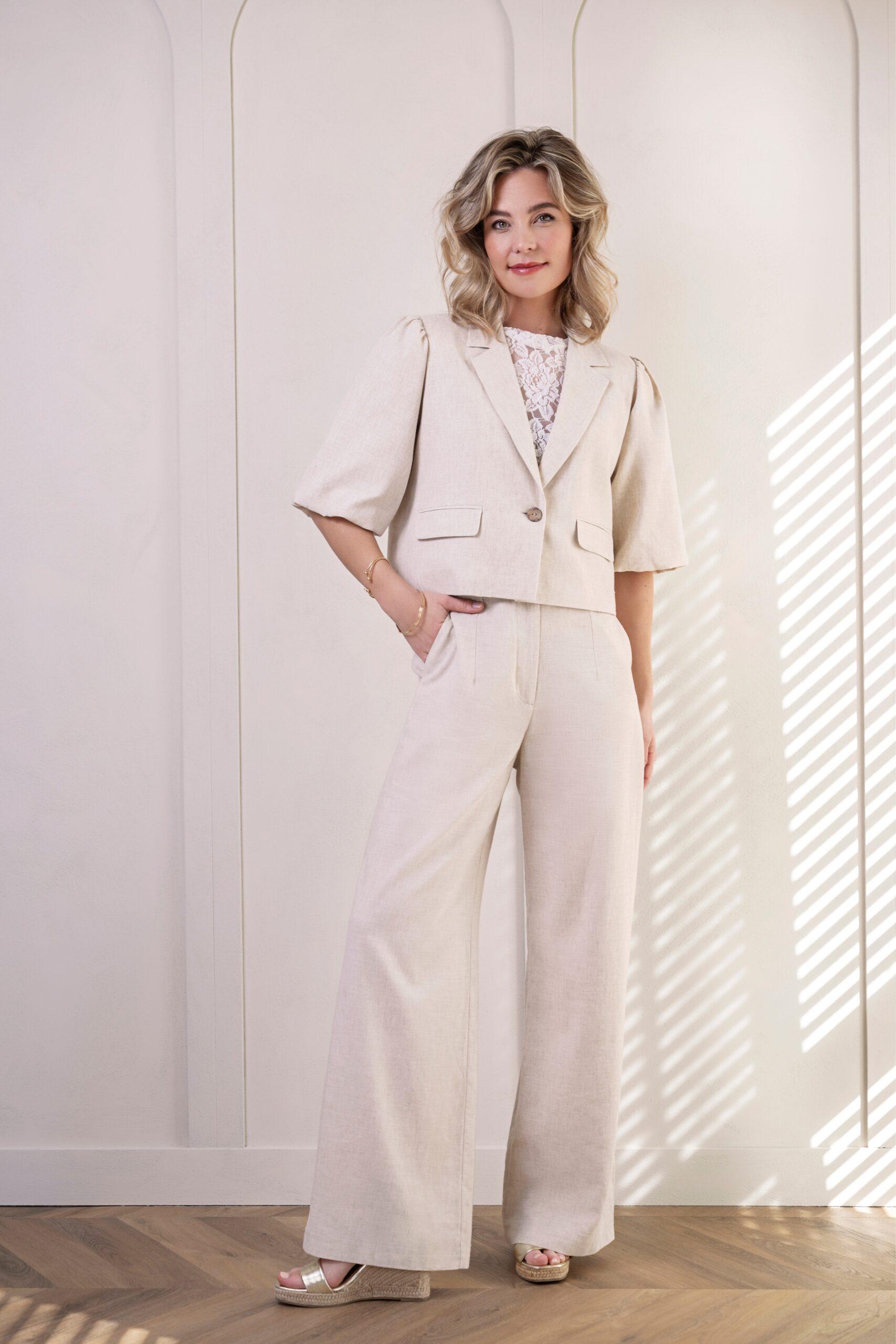 Elvira Casuals Blazer Lynn E2 25-050 Blazers 452 Beige
