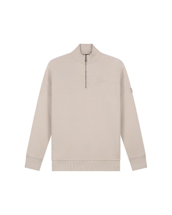 Malelions Turtle Half Zip Sweater Mm2 aw25 07 Sweater 099 Sand