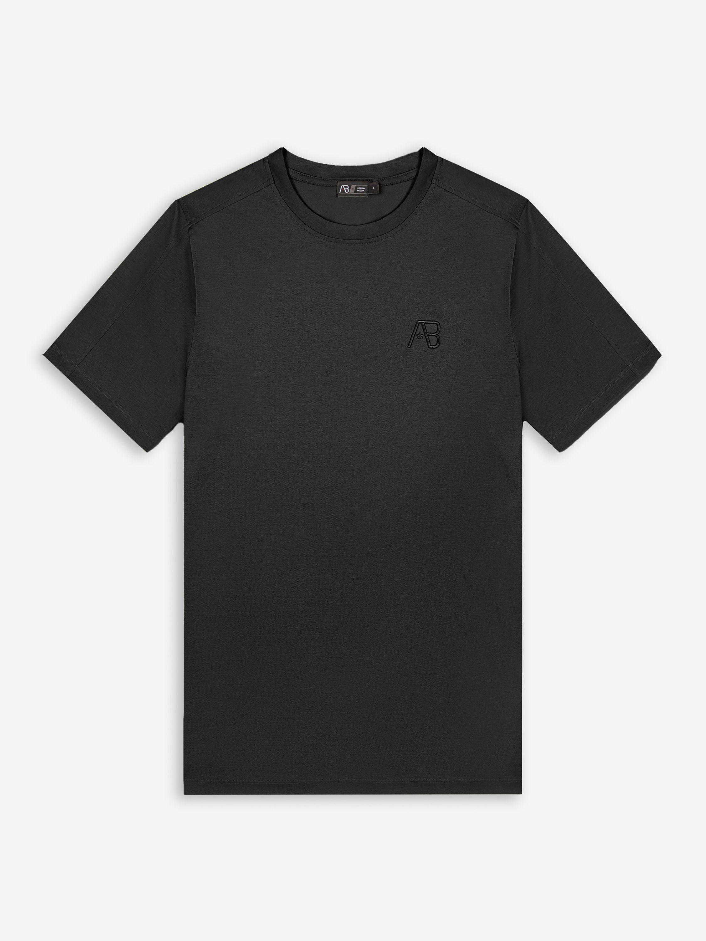 Ab Lifestyle Premium Interlock Polo Ab.ss25054 Poloshirts Jet Black