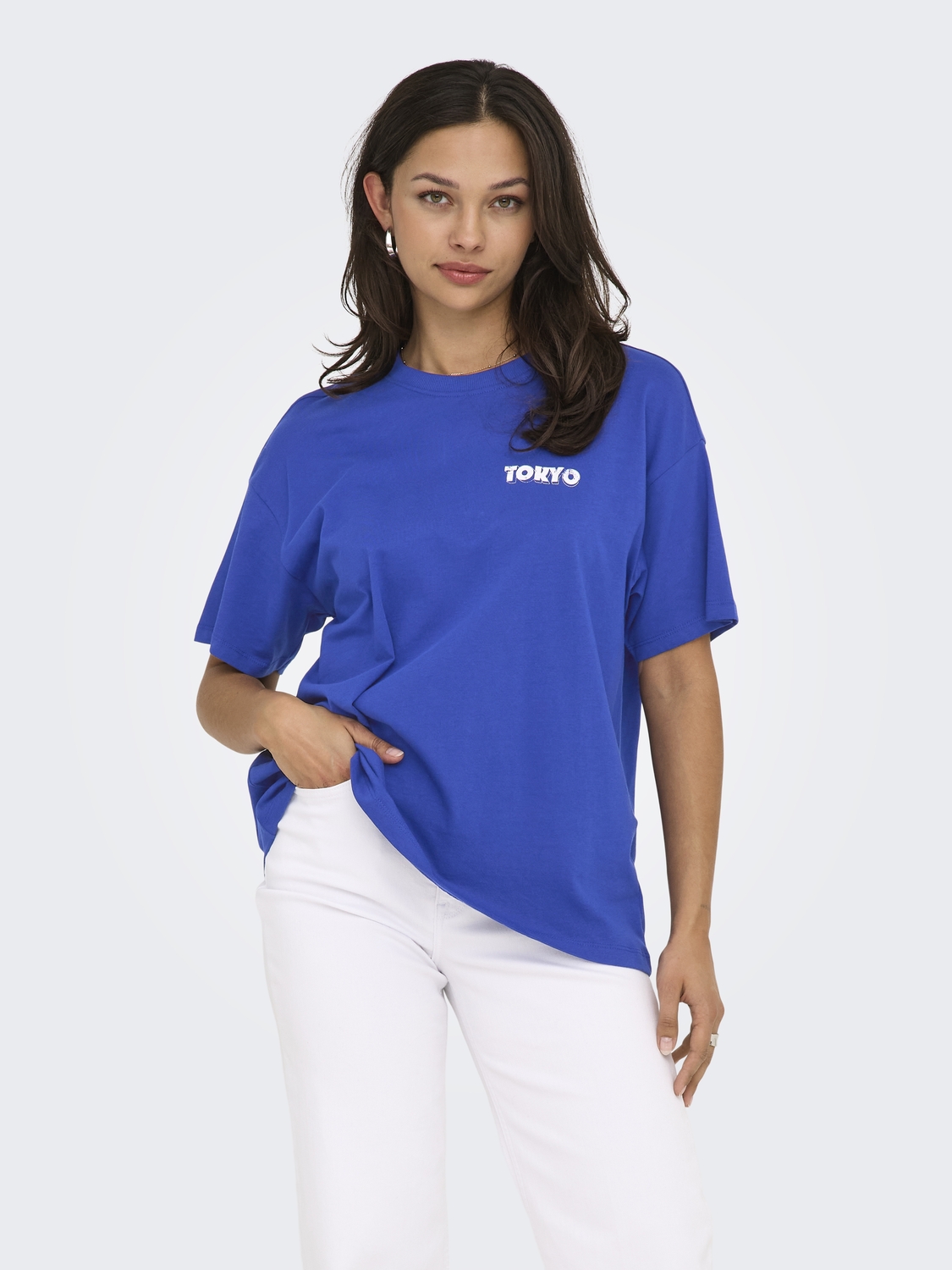 Only Shirt met korte mouwen ONLVIVVI LIFE S/S LOVELY TOP JRS
