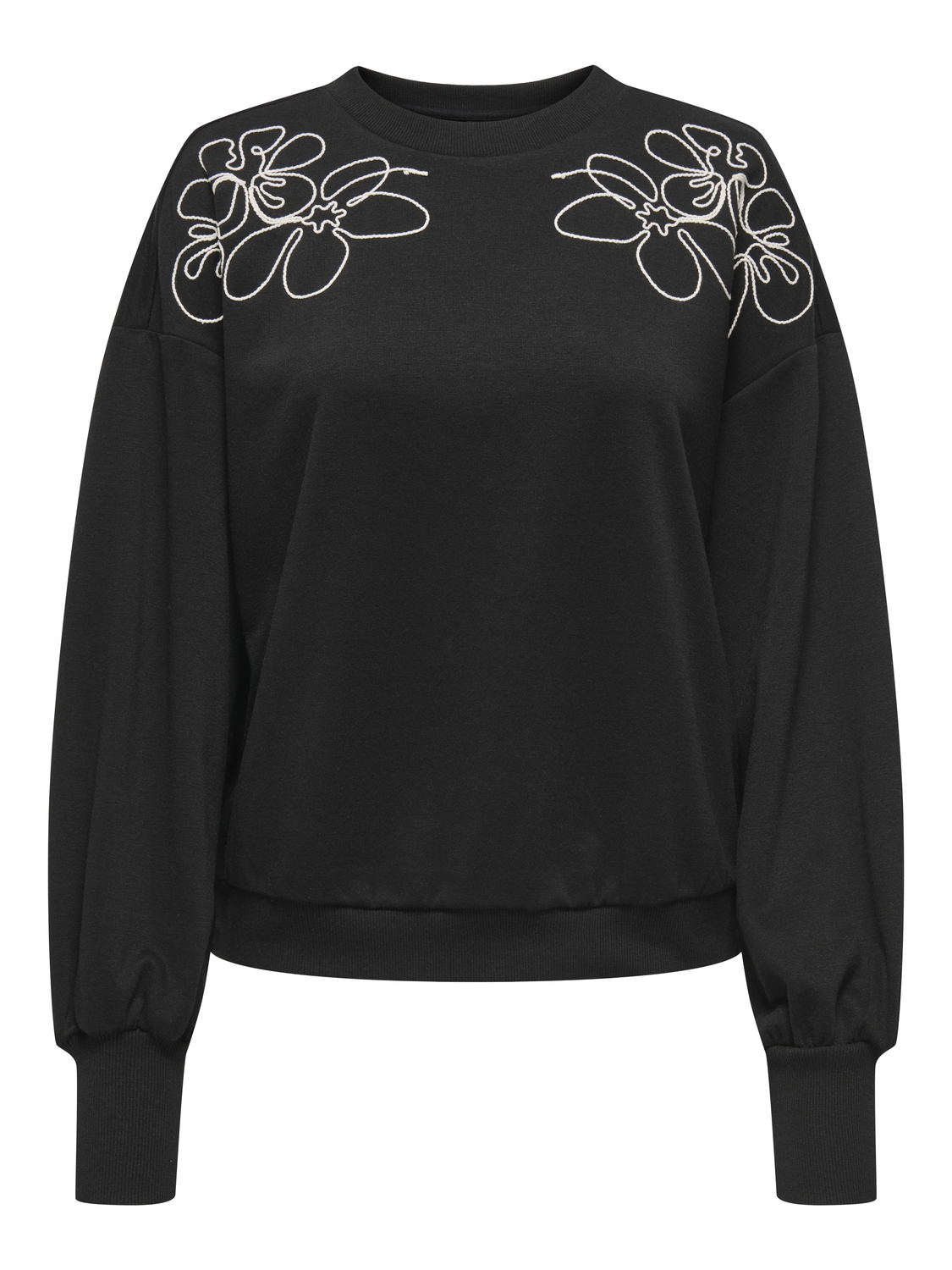 Only Sweatshirt ONLBROOKE L/S O-NECK DETAIL SWT NOOS