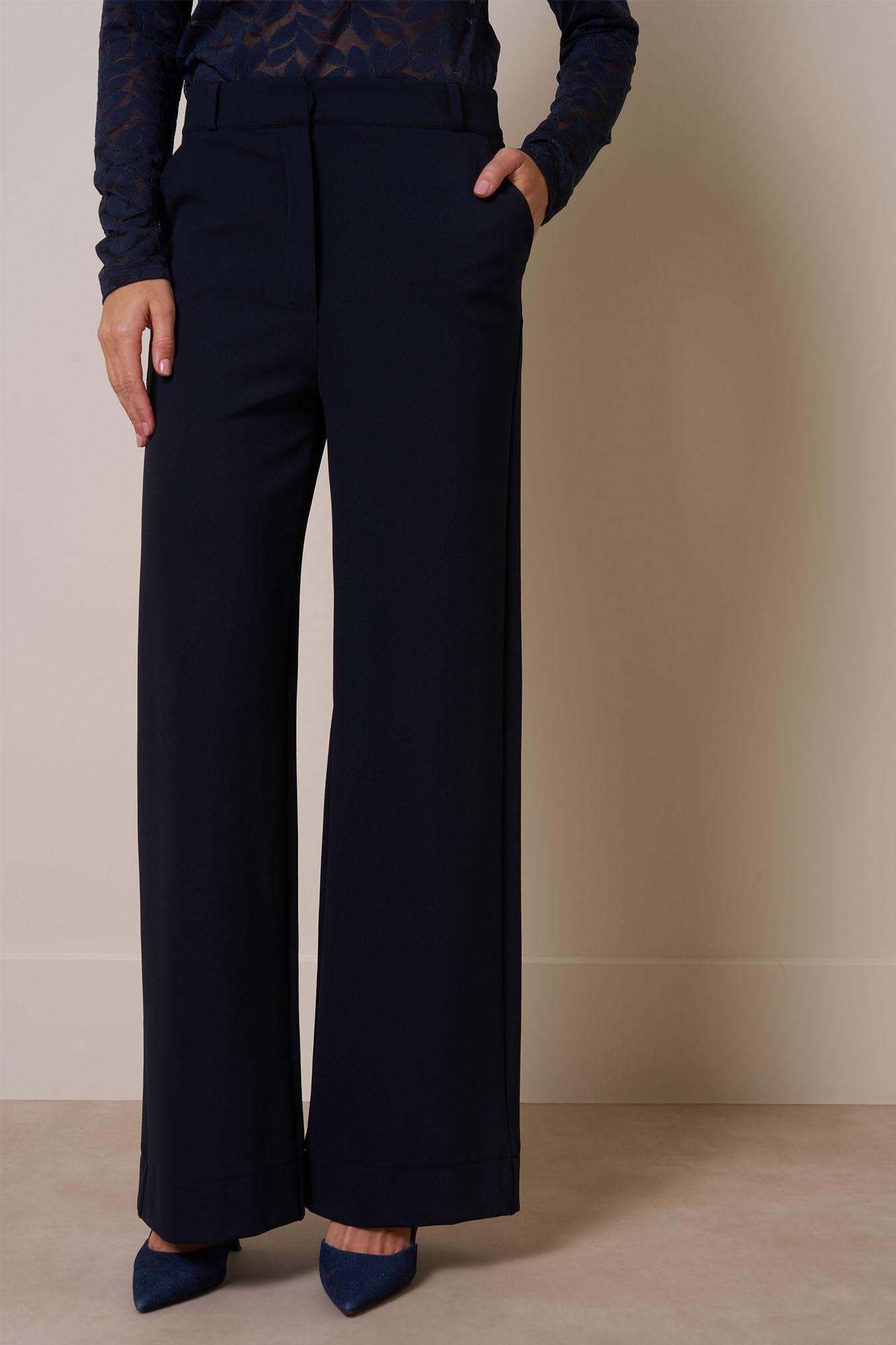 Studio Anneloes Luz Twill Trousers 13360 Broek 6900 Dark Blue