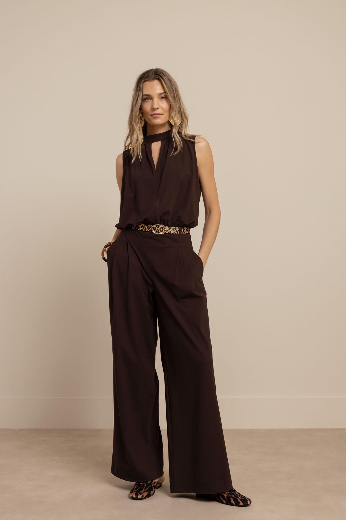 Studio Anneloes Jenna Jumpsuit 13880 Jumpsuit 8700 Espresso