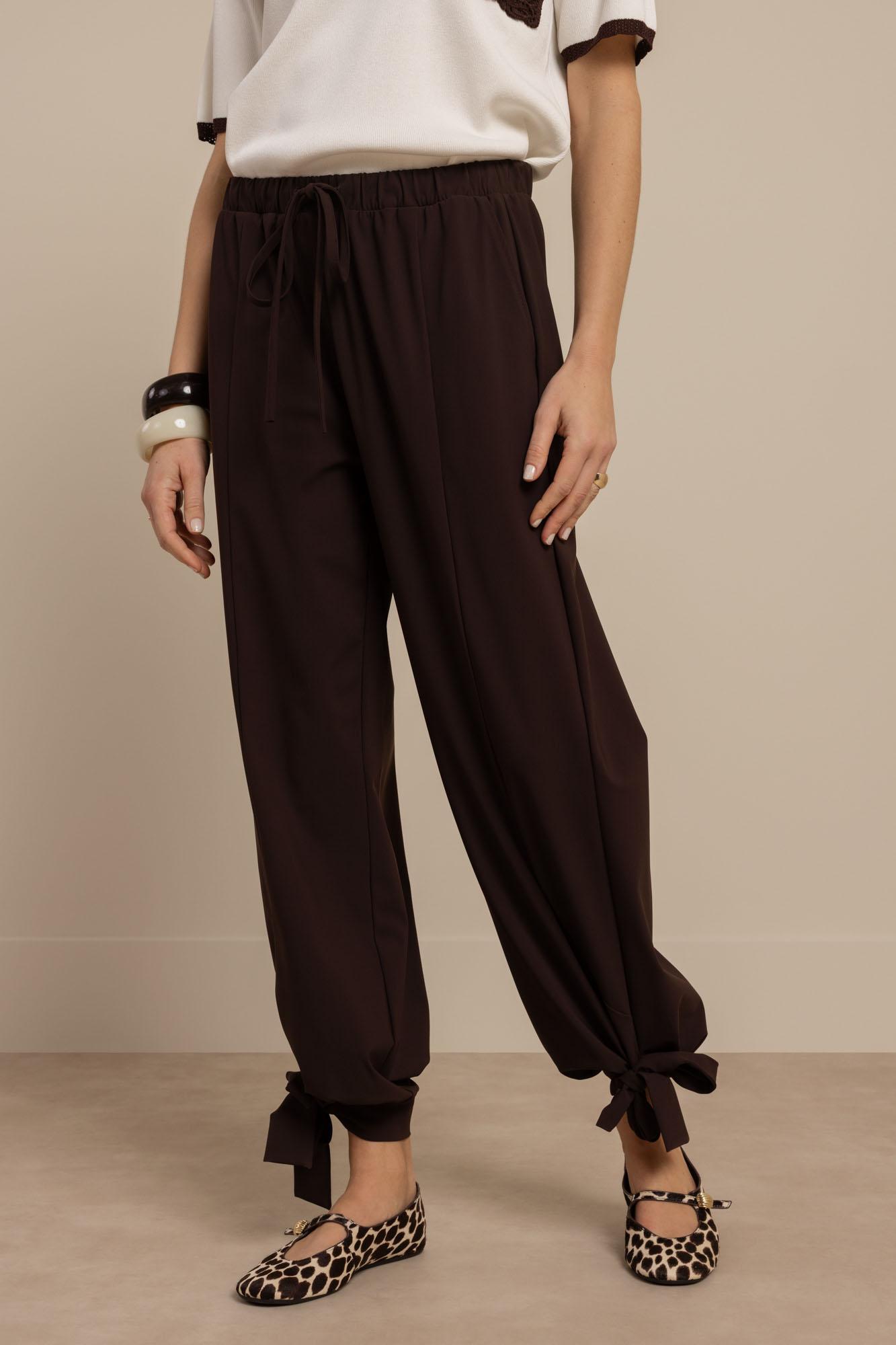 Studio Anneloes Darie Balloon Trousers 13882 Broek 8700 Espresso