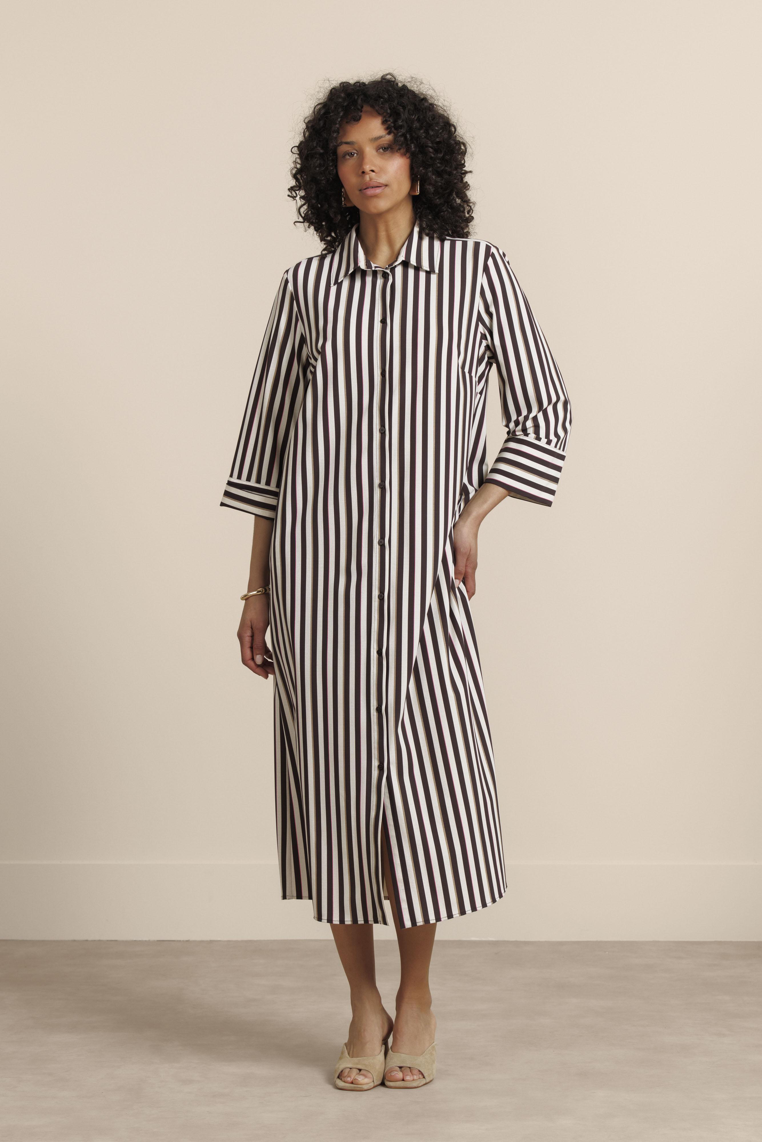 Studio Anneloes Soof Stripe Dress 13864 Jurk 9997 Multi Color