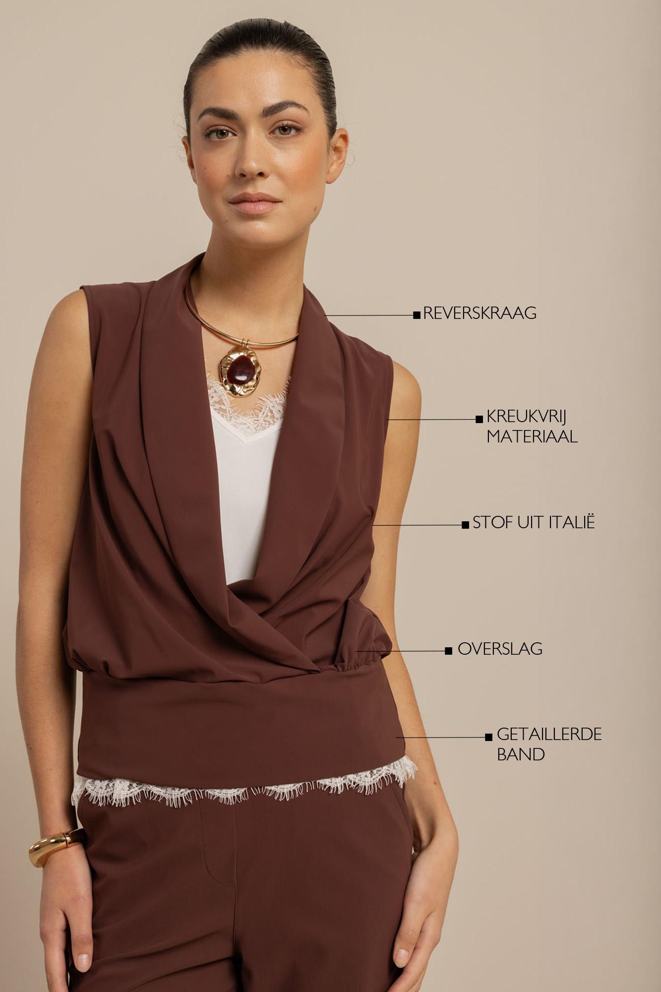 Studio Anneloes hanne wrap top 13953 Tops en Singlets 8600