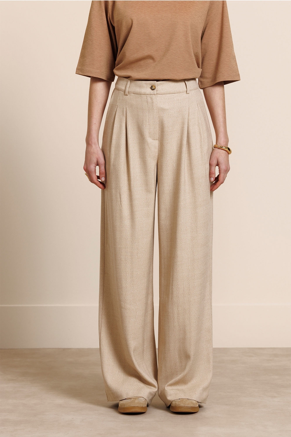 Studio Anneloes Silvie Trousers 14023 Broek 8400 Camel