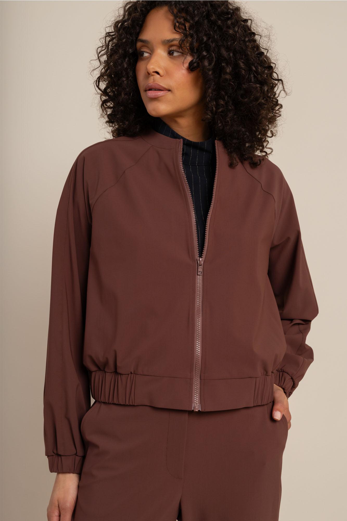 Studio Anneloes Mayfe Bomber Jacket 14075 Jackets 8600 Chestnut