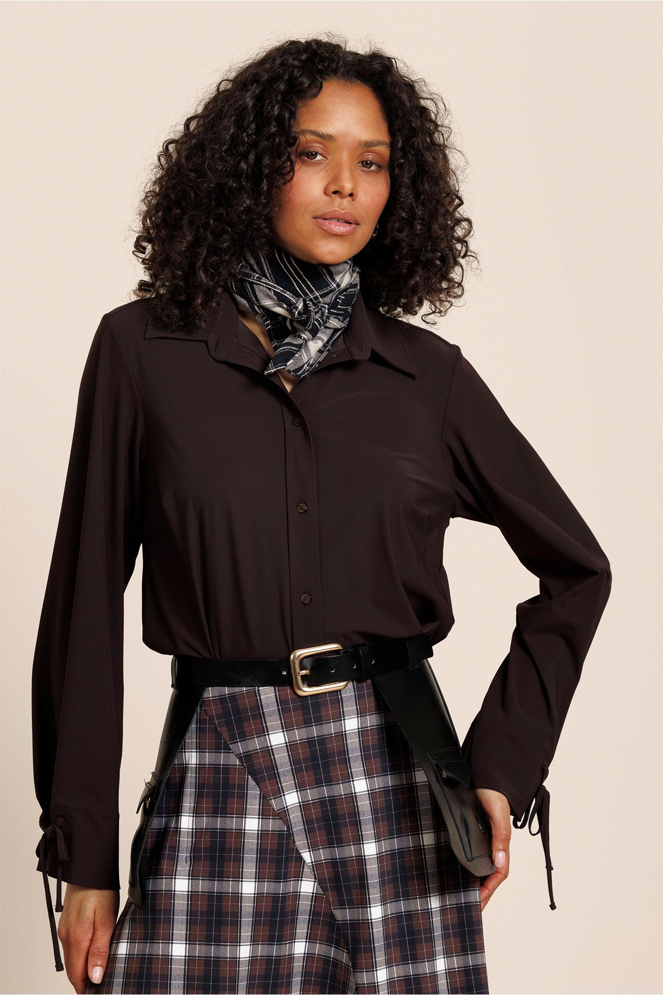 Studio Anneloes Bernie Blouse 14114 Blouse 8700 Espresso
