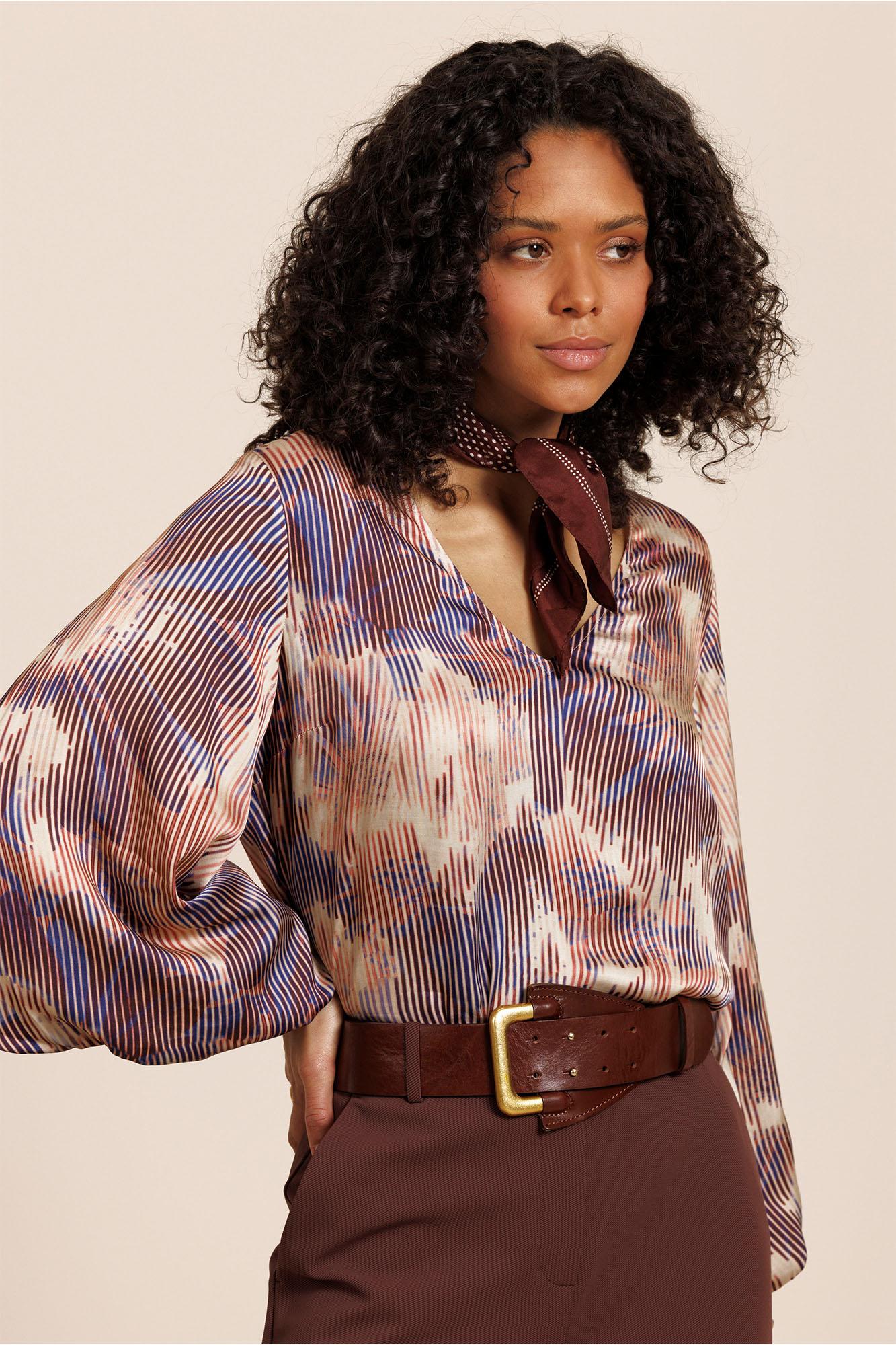 Studio Anneloes Florine Flower Stripe Blouse 14103 Blouse 9997 Multi Color