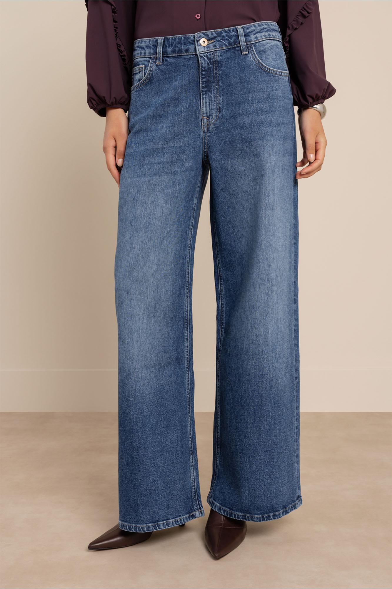 Studio Anneloes Pixie Denim Trousers 14240 Loose Fit 6200 Denim Blue