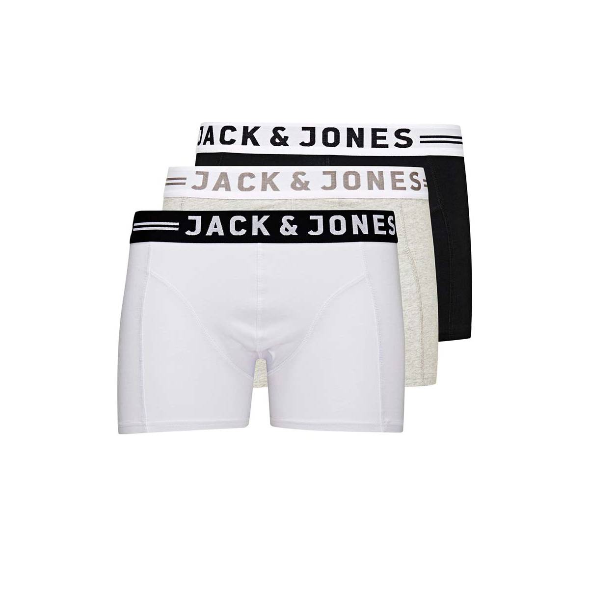 Jack & Jones SENSE TRUNKS 3-PACK NOOS Grijs
