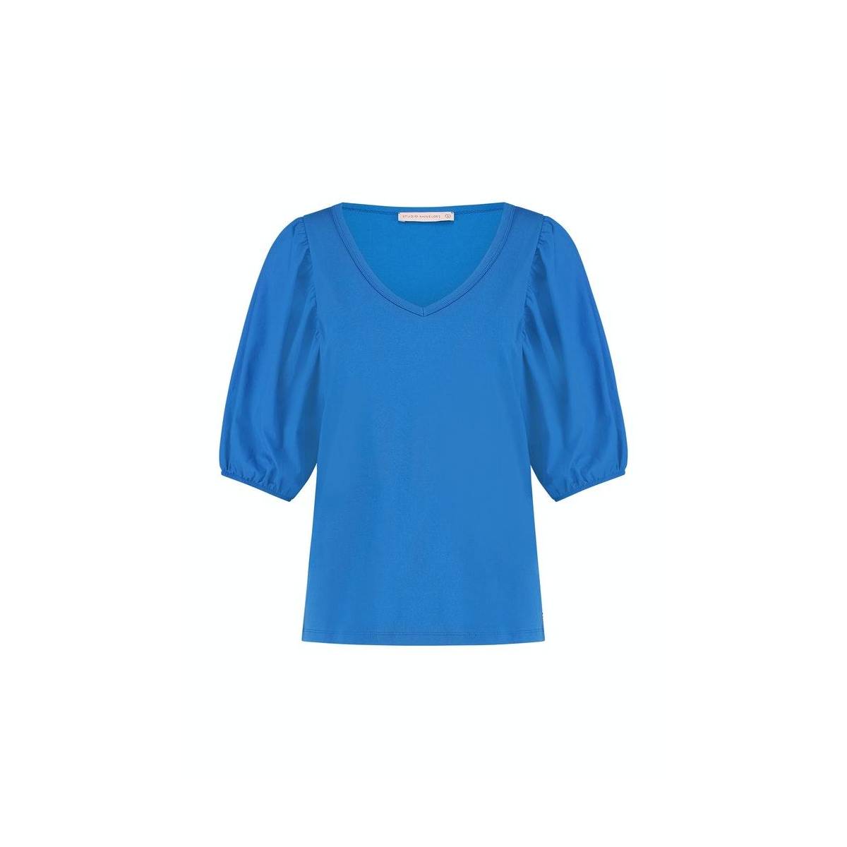 Studio Anneloes Roxy Vneck shirt Blauw