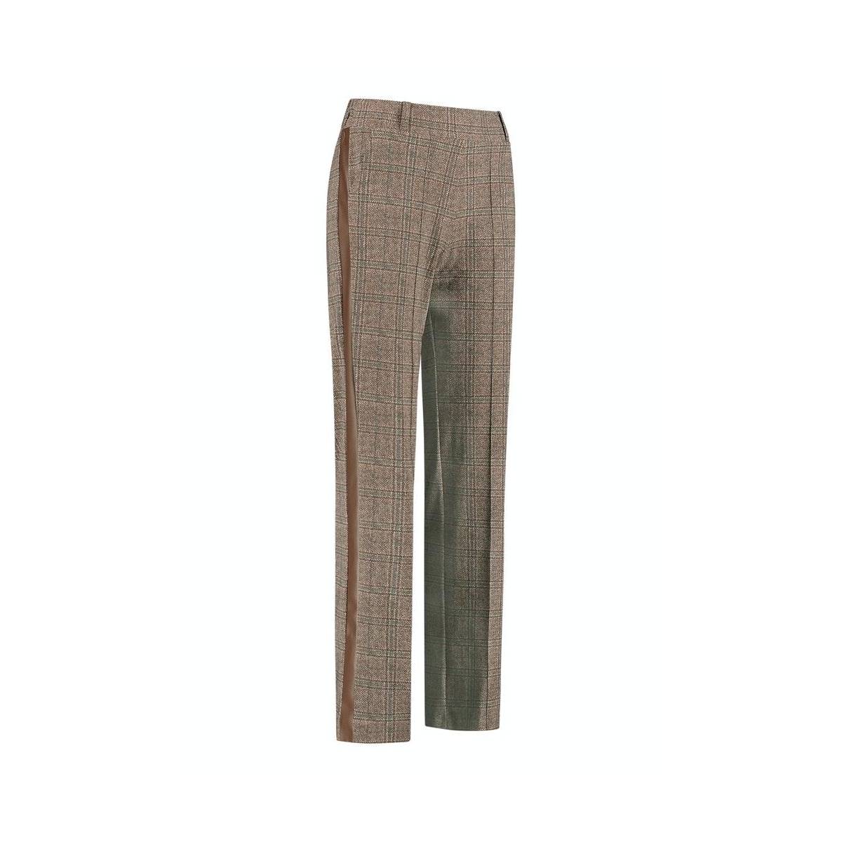 Studio Anneloes Rae check trousers 07786 Bruin