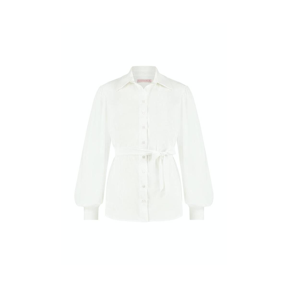 Studio Anneloes Lotte bow blouse 07843 Wit