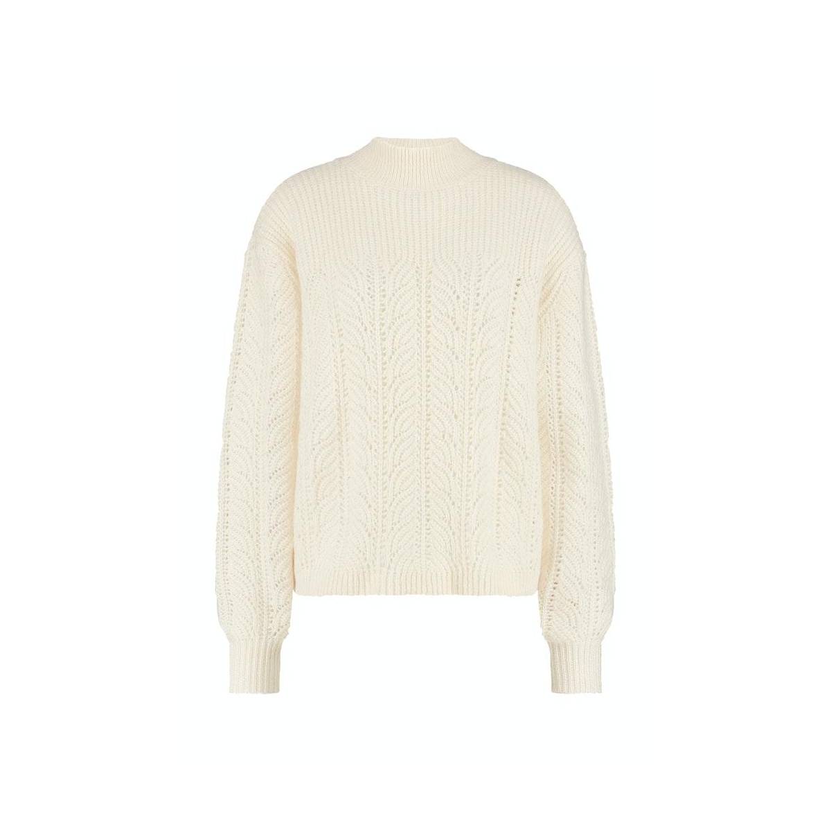 Studio Anneloes Milly ajour pullover 07589 Wit