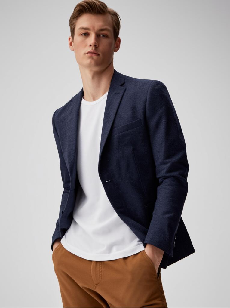 J-j Premium Jprtweed Blazer Colberts Navy Blazer Super
