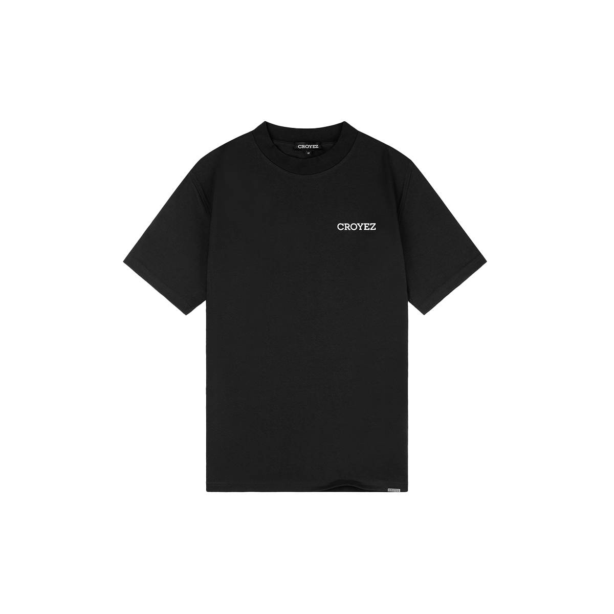 CROYEZ HOMME Stacked Logo T-Shirt Zwart