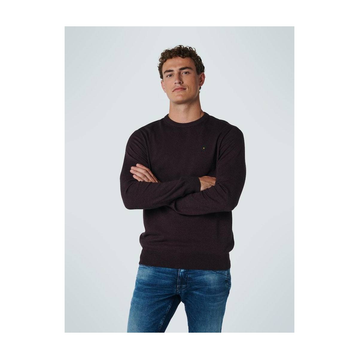 NO- EXCESS Pullover Crewneck Rood