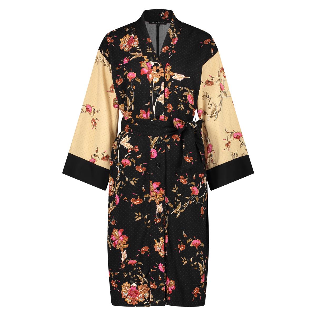 Tramontana Dress Kimono Flower Mix Onbekend