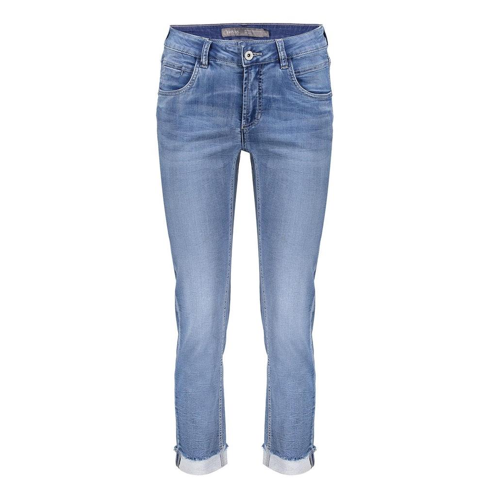 Geisha 31002-10 jeans 7/8 - turn up mid blue denim | Expresswear.nl