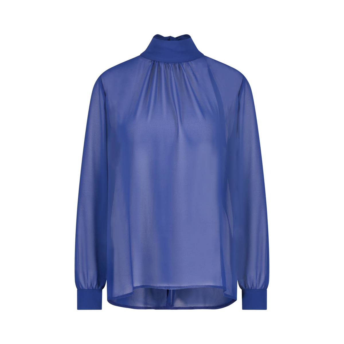 Studio Anneloes Izzie LS crepe blouse 07774 Blauw
