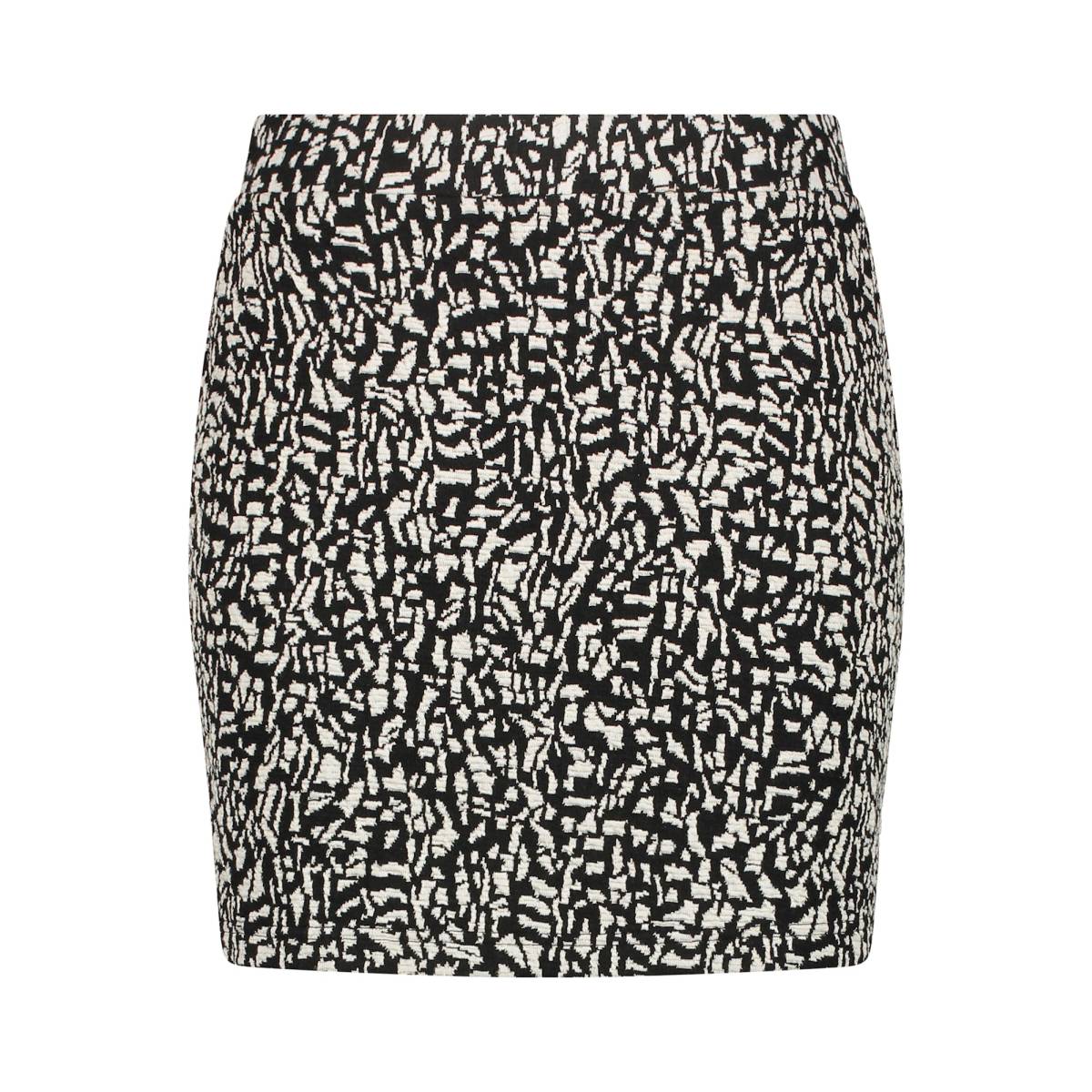 Tramontana T03-06-201 Skirt Mini Geomatric Jacquard Wit
