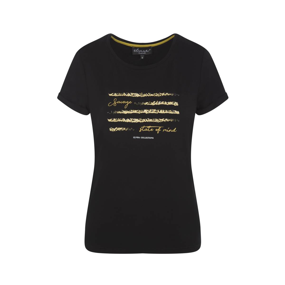 ELVIRA CASUALS E5 22-001 T-Shirt Lucie Zwart