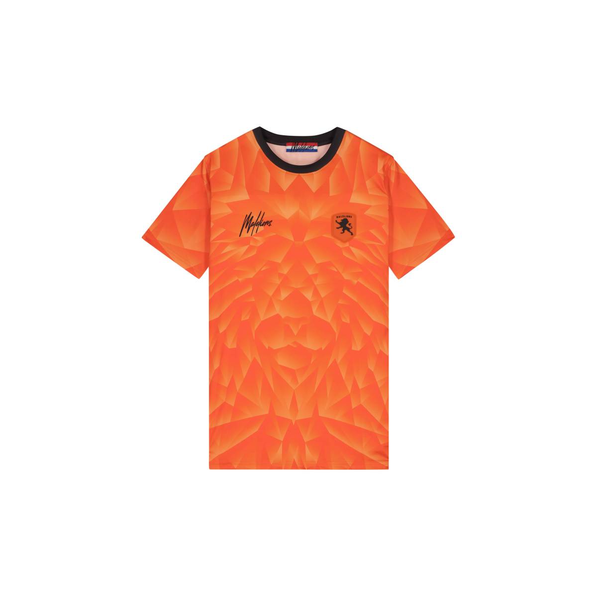 Malelions M1-WK22-03 Malelions WK2022 Gradient T-Shirt Oranje