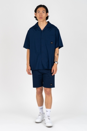 Quotrell Quotrell sh28837 resort shirt Overhemd 5430 navy / white