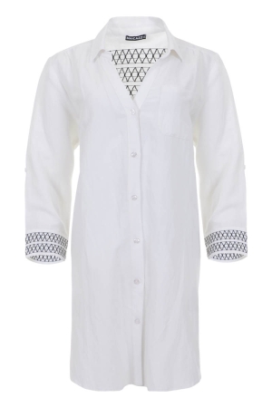 Maicazz Maicazz su23.20.306 fenja-lng blouse Blouse offwhite