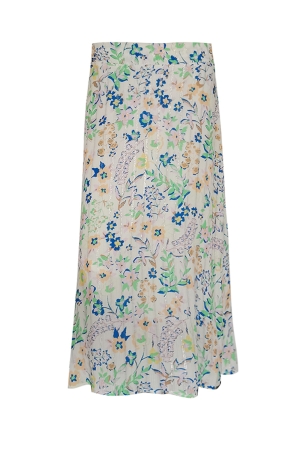 Tramontana Tramontana c03-08-201 skirt maxi summer florals print 009990-printwhites