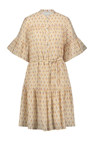 Tramontana Tramontana c11-08-501 dress soft triangles Jurk 009993-printyellows