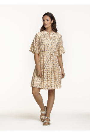 Tramontana Tramontana c11-08-501 dress soft triangles Jurk 009993-printyellows