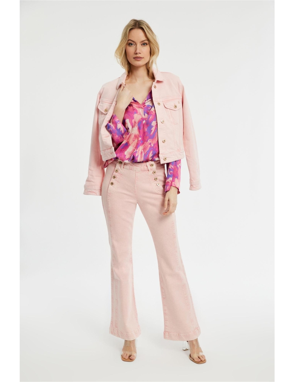 Studio Anneloes sailor coloured jeans trousers 08511 Flare 5501