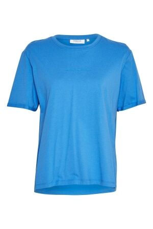 MSCH Copenhagen MSCH Copenhagen mschterina organic small logo tee 17595 T-shirt Korte mouw p blue p blue