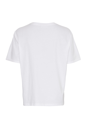 MSCH Copenhagen MSCH Copenhagen mschterina organic small logo tee 17595 T-shirt Korte mouw b white black