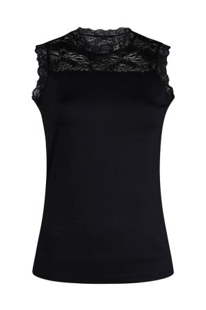 Tramontana Tramontana paris nos basic top lace Tops en Singlets 009000-black