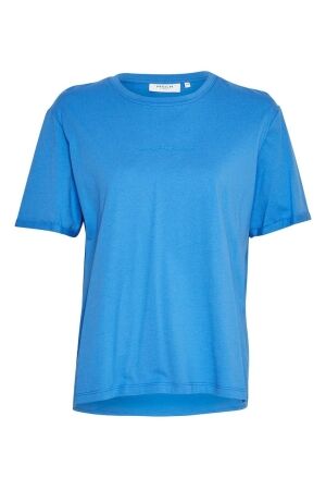 MSCH Copenhagen MSCH Copenhagen mschterina organic small logo tee 17595 T-shirt Korte mouw p blue p blue