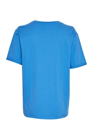MSCH Copenhagen MSCH Copenhagen mschterina organic small logo tee 17595 T-shirt Korte mouw p blue p blue
