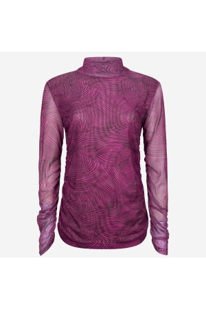 Jane Lushka Jane Lushka mascha top tbz623127 T-shirt Lange mouw 524 fuxia