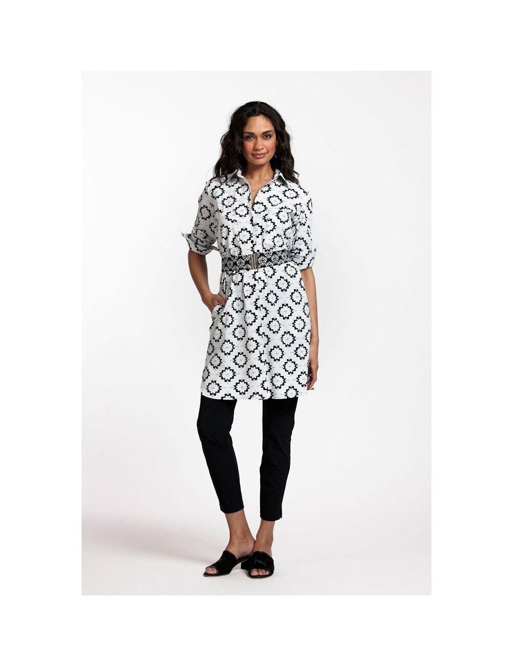 Pardon markeerstift Permanent Studio Anneloes woopy sa print 08816 Blouse 1190 off white/black |  Expresswear.nl