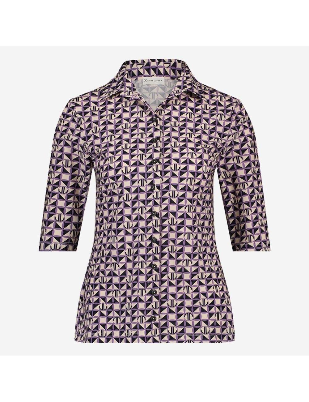 praktijk Intact Impasse Jane Lushka ulq723210 kikkie blouse technical jersey Blouse 007 light  purple | Expresswear.nl