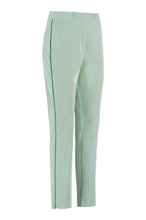 Studio Anneloes Studio Anneloes anke maze trousers 08934 Broek 1170 off white/green